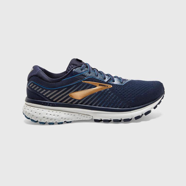 Brooks Ghost 12 Mens Road Running Shoes - Blue - Philippines (346850TYR)